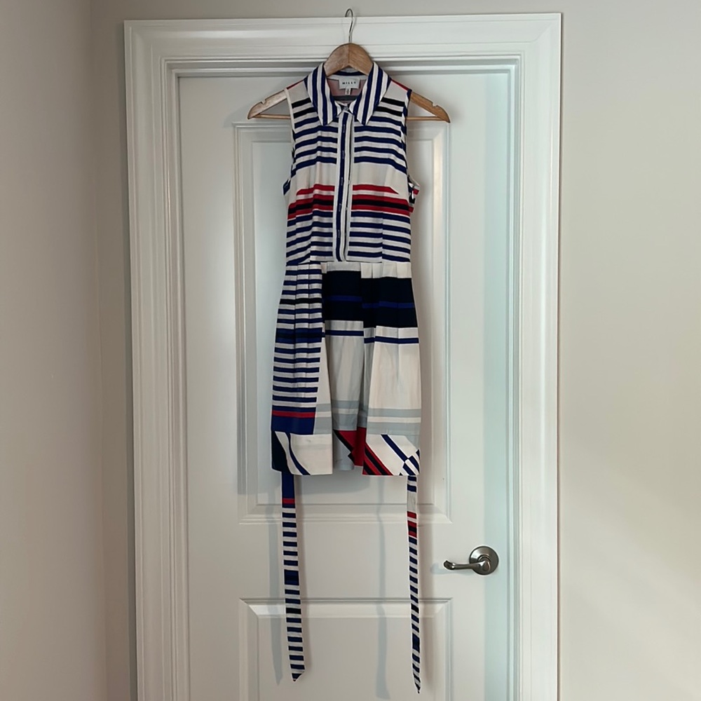 Milly dress - size 4 - red, white, and blue